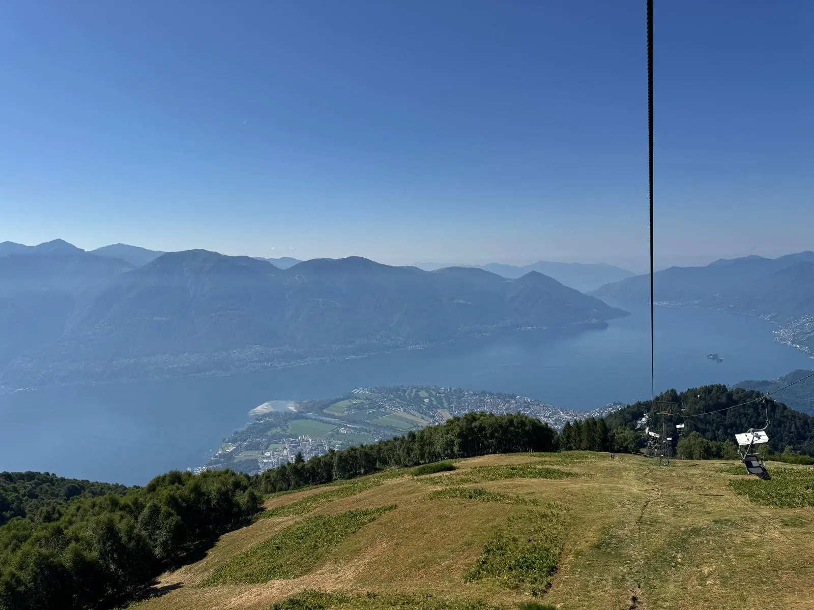 Vista dalla Cimetta sul Lago Maggiore